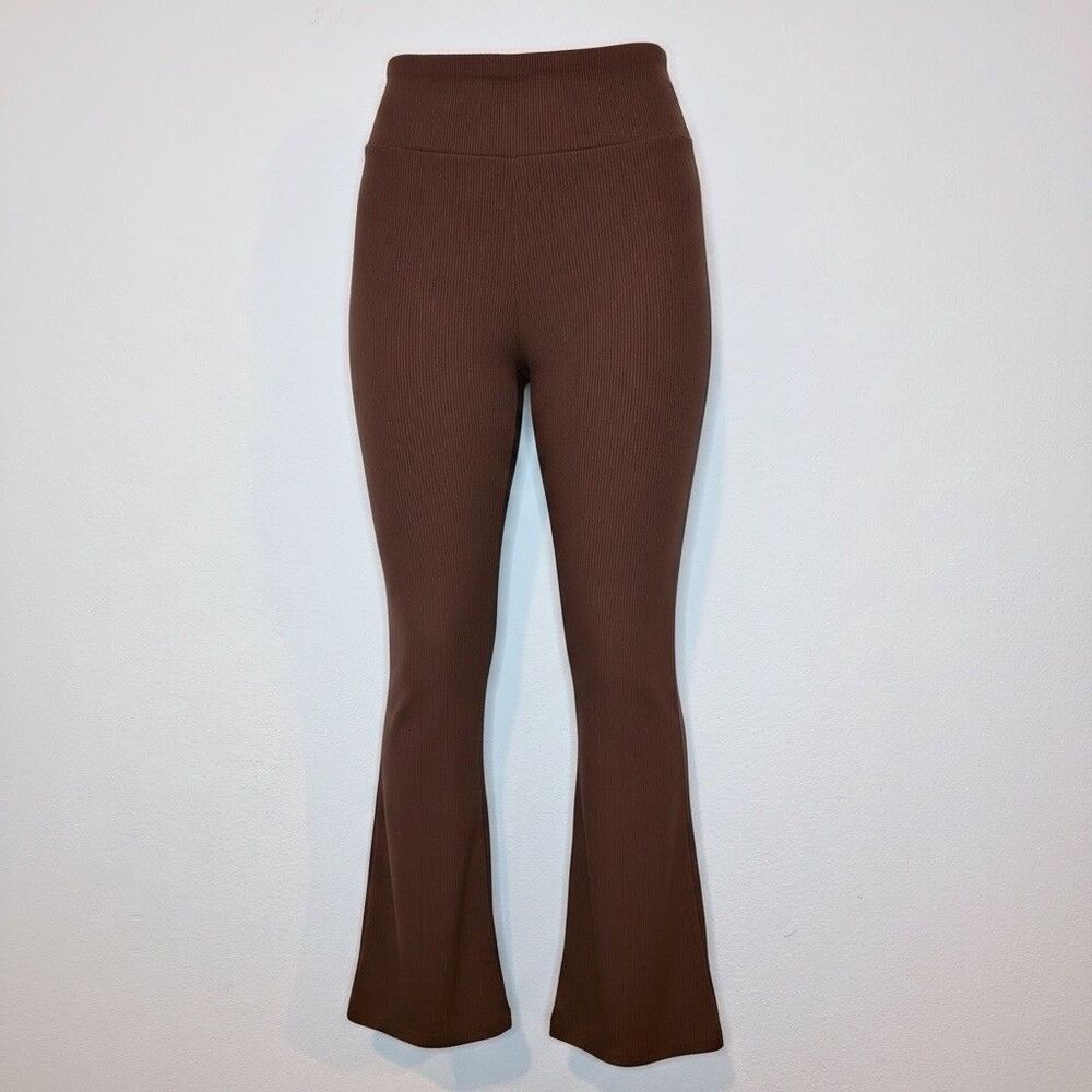 Forever 21 Y2K Brown Stretch 70s Leggings Size XL